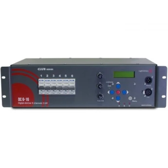 LIGHT UNION DC 6-16 цифровой диммер, 6 каналов по 3 кВт EQ-0004