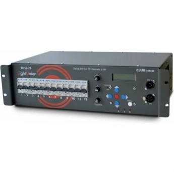 LIGHT UNION DC 12-25 цифровой диммер, 12 каналов по 5 кВт EQ-0006