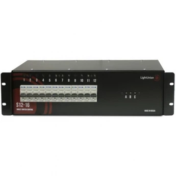 LIGHT UNION S 12-16 свитчер, 12 каналов по 3 кВт EQ-0021