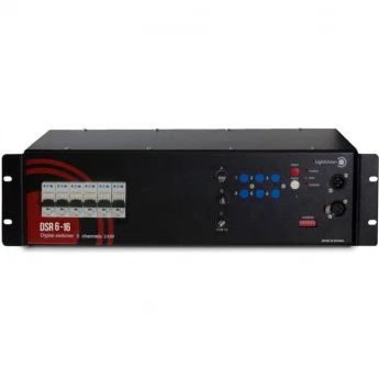 LIGHT UNION DSR 6-16 релейный свитчер, 6 каналов по 3 кВт EQ-0023
