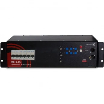 LIGHT UNION DSR 6-25 релейный свитчер, 6 каналов по 5 кВт EQ-0024