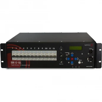LIGHT UNION DDR 12-10L цифровой диммер, 12 каналов по 2 кВт EQ-0036
