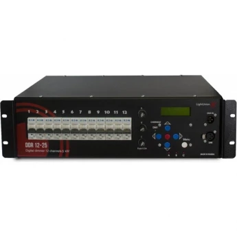 LIGHT UNION DDR 12-25E цифровой диммер, 12 каналов по 5 кВт EQ-0042