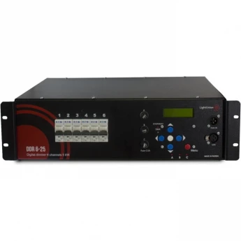 LIGHT UNION DDR 6 - 25 цифровой диммер, 6 каналов по 5 кВт EQ-0050