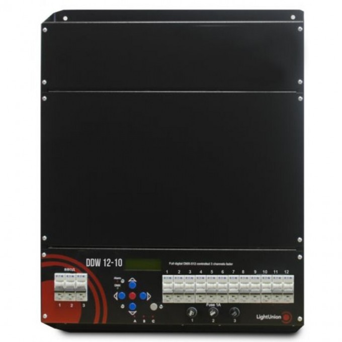 LIGHT UNION DDW 12-10 цифровой диммер, 12 канала по 2 кВт EQ-0055