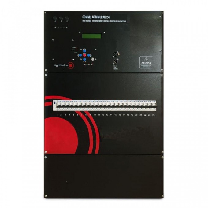 LIGHT UNION CommuPack 24 релейный свитчер, 24 двухполюсных канала по 5 кВт EQ-0091